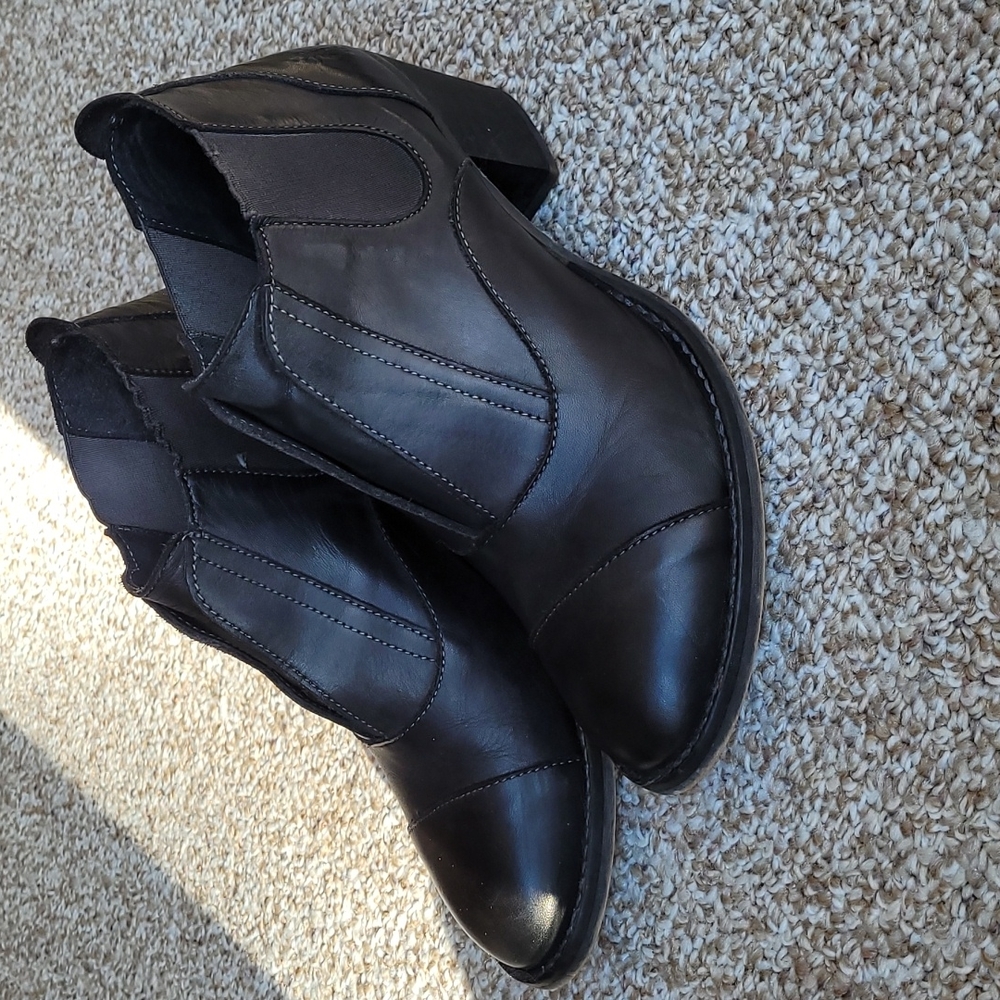 Fly London black boots Size 38 US 8